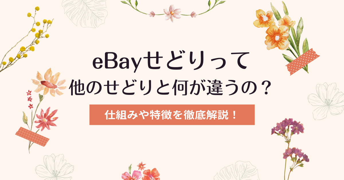 eBayせどりって他のせどりと何が違うの？仕組みや特徴を徹底解説！